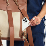 OLEADA NYC Women Work Bag > Leather Bag > Business Travel Backpack > Fits Up To 14'' Laptops Coast Backpack