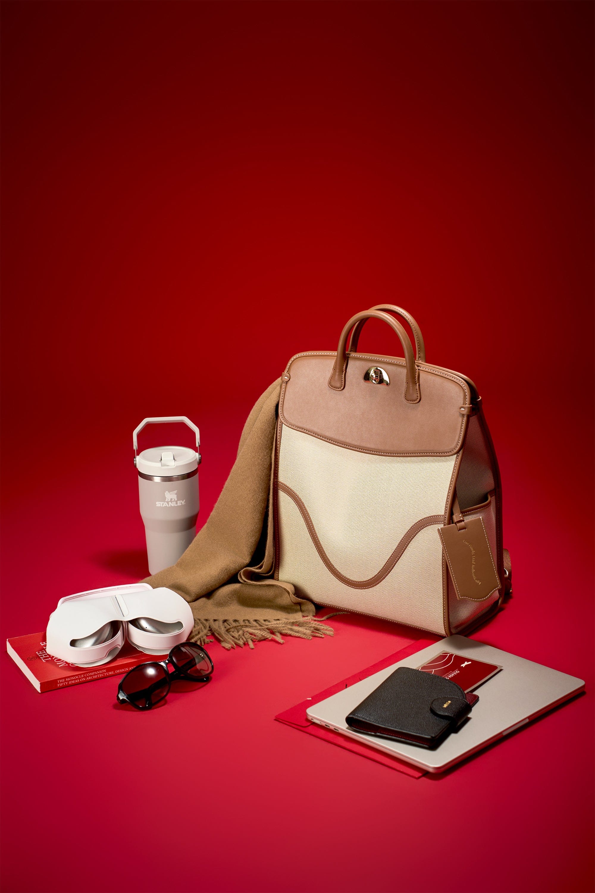 OLEADA NYC Women Work Bag > Leather Bag > Business Travel Backpack > Fits Up To 14'' Laptops Coast Backpack