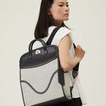 OLEADA NYC Women Work Bag > Leather Bag > Business Travel Backpack > Fits Up To 14'' Laptops Coast Backpack