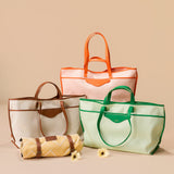 OLEADA NYC Women Work Bag > Leather Bag > Business Travel Beach Bags> Fits Up To 16'' Laptops Coast Beach Tote
