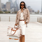 OLEADA NYC Women Work Bag > Leather Bag > Business Travel Beach Bags> Fits Up To 16'' Laptops Coast Beach Tote