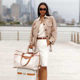 OLEADA NYC Women Work Bag > Leather Bag > Business Travel Beach Bags> Fits Up To 16'' Laptops Coast Beach Tote