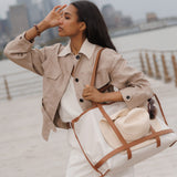 OLEADA NYC Women Work Bag > Leather Bag > Business Travel Beach Bags> Fits Up To 16'' Laptops Coast Beach Tote
