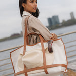 OLEADA NYC Women Work Bag > Leather Bag > Business Travel Beach Bags> Fits Up To 16'' Laptops Coast Beach Tote