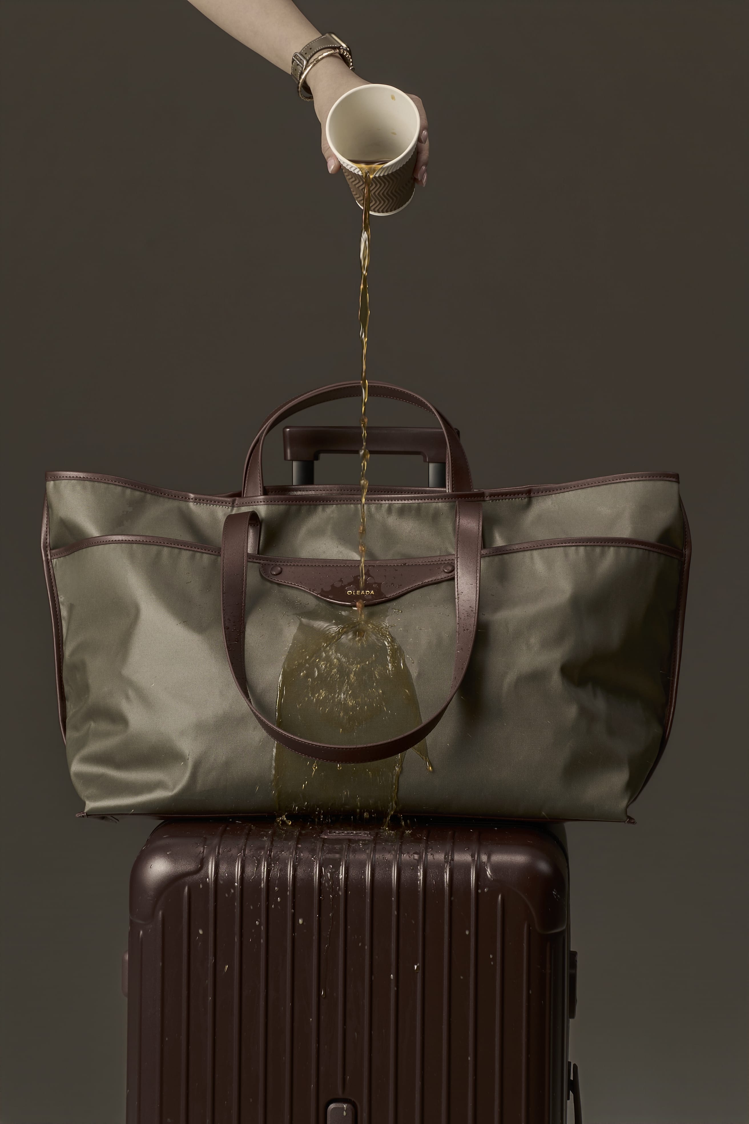 OLEADA NYC Women Work Bag > Leather Bag > Business Travel Beach Bags> Fits Up To 16'' Laptops Coast Beach Tote