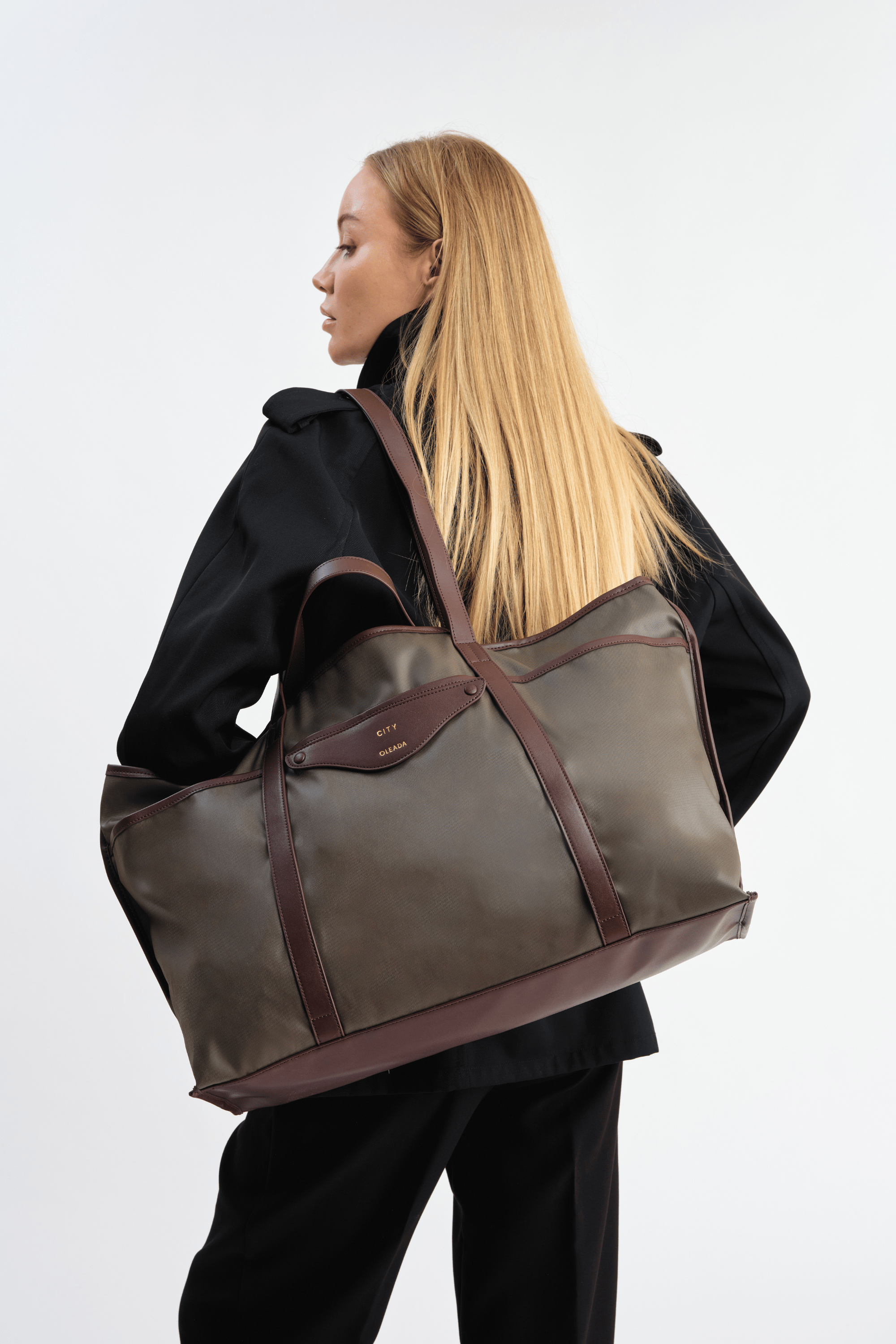 OLEADA NYC Women Work Bag > Leather Bag > Business Travel Beach Bags> Fits Up To 16'' Laptops Coast Beach Tote