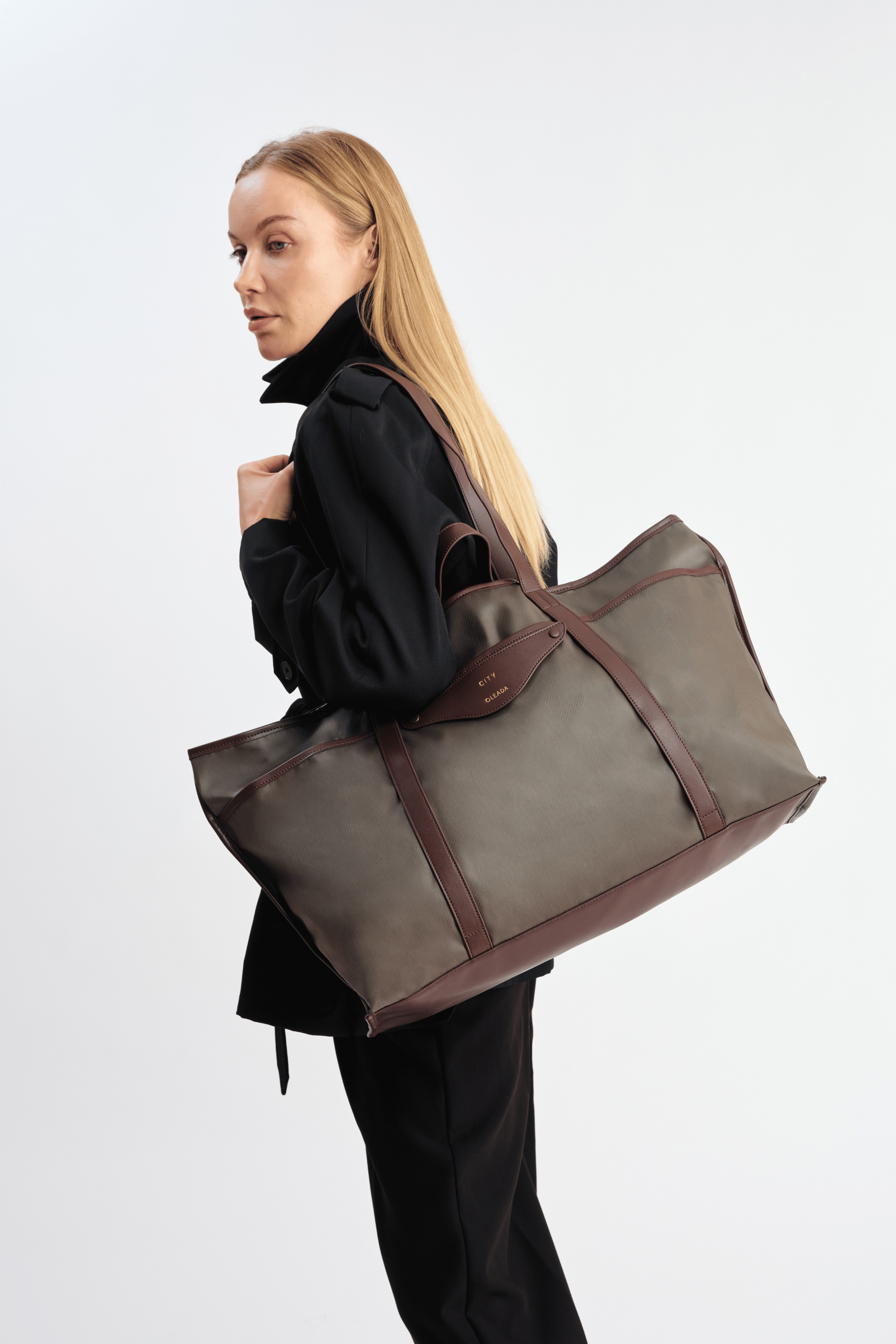 OLEADA NYC Women Work Bag > Leather Bag > Business Travel Beach Bags> Fits Up To 16'' Laptops Coast Beach Tote