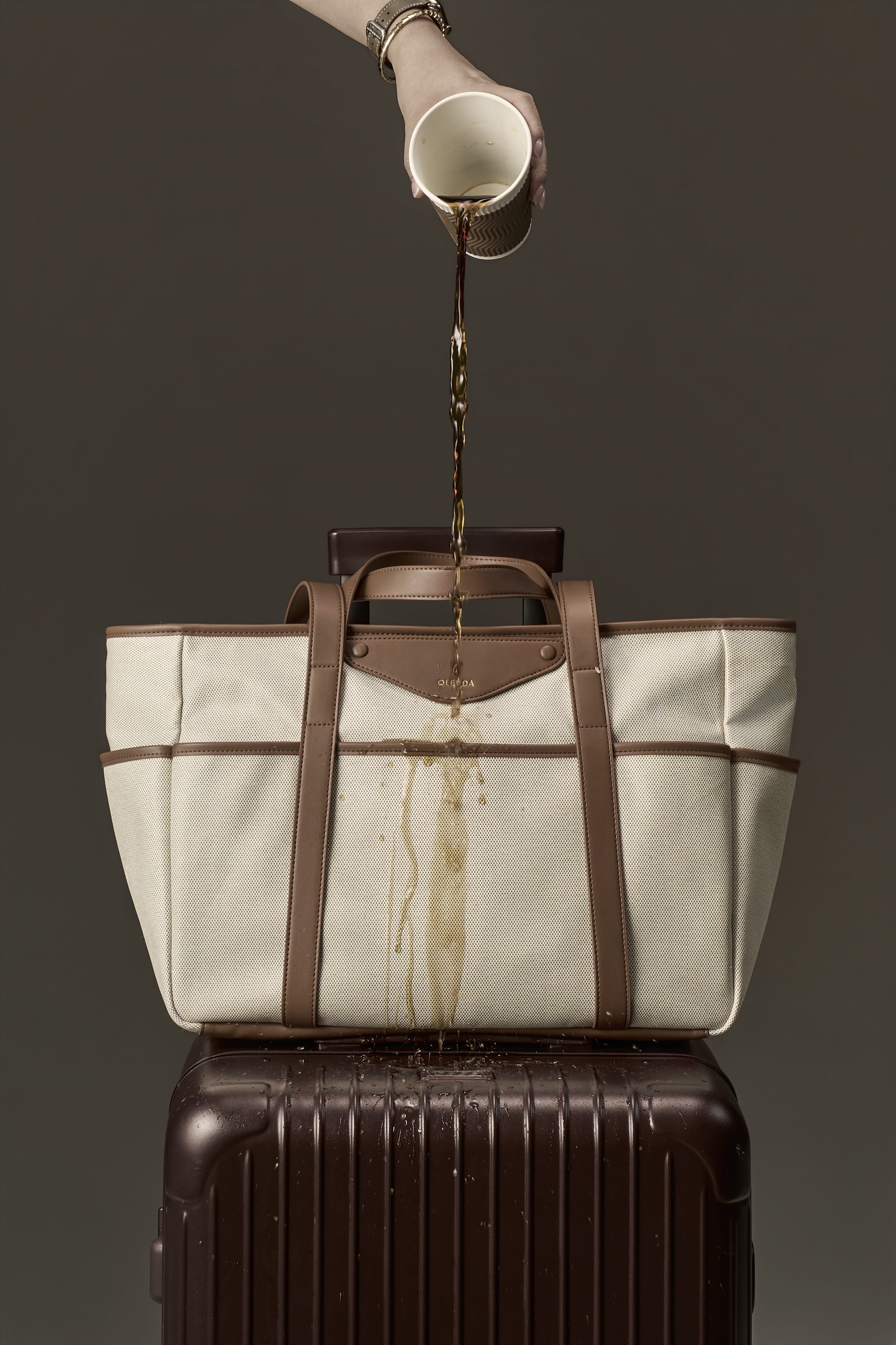 OLEADA NYC Women Work Bag > Leather Bag > Business Travel Beach Bags> Fits Up To 16'' Laptops Coast City Tote