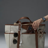 OLEADA NYC Women Work Bag > Leather Bag > Business Travel Beach Bags> Fits Up To 16'' Laptops Coast City Tote