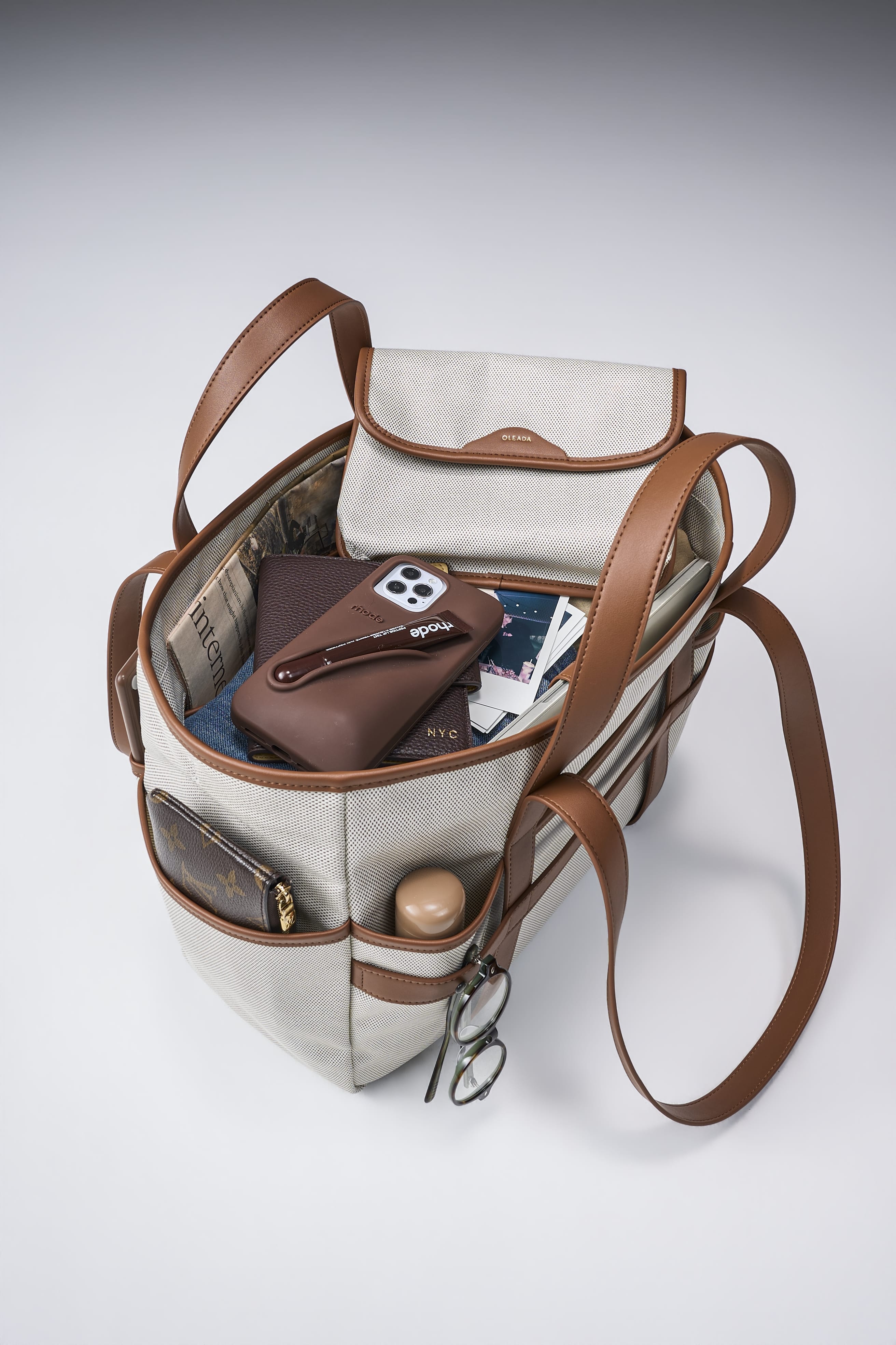 OLEADA NYC Women Work Bag > Leather Bag > Business Travel Beach Bags> Fits Up To 16'' Laptops Coast City Tote