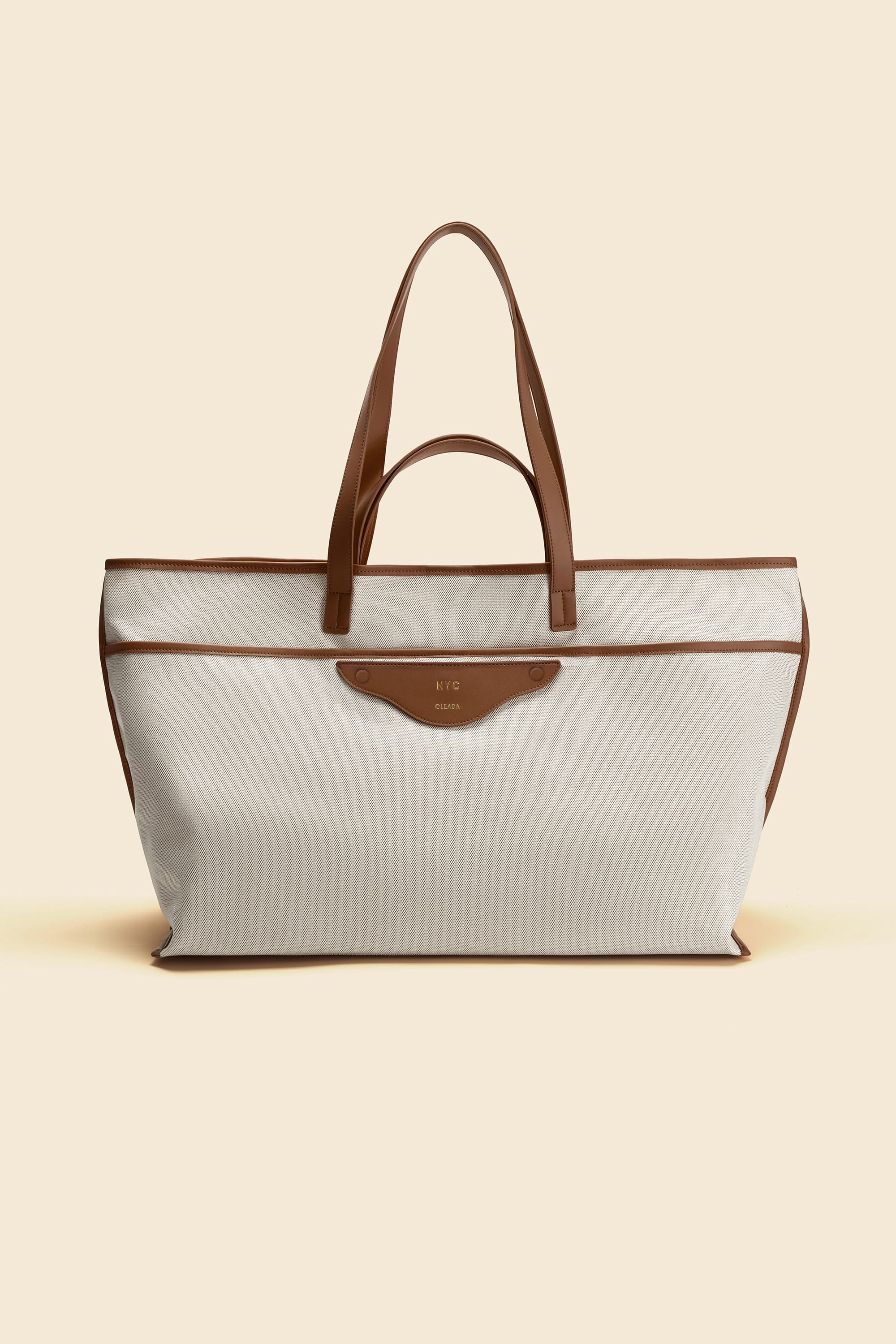 business travel tote bag Shop The Coast Beach Tote: Leather & Canvas Beach Bag for Work & Travel