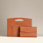 OLEADA NYC Women Work Leather Bag > Business Laptop Sleeve > 14 Inch Laptop Bag > Portable Laptop Briefcase > MacBook Pro Sleeve Color_Oat Captain Sleeve Suite