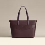 OLEADA NYC Work Tote Bag > Leather Work Tote For Women > Large Capacity Bag > 16 Inch Laptop Bag > Convertible To Shoulder Bag Anchor Tote