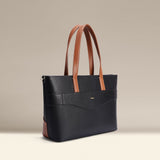 OLEADA NYC Work Tote Bag > Leather Work Tote For Women > Large Capacity Bag > 16 Inch Laptop Bag > Convertible To Shoulder Bag Anchor Tote