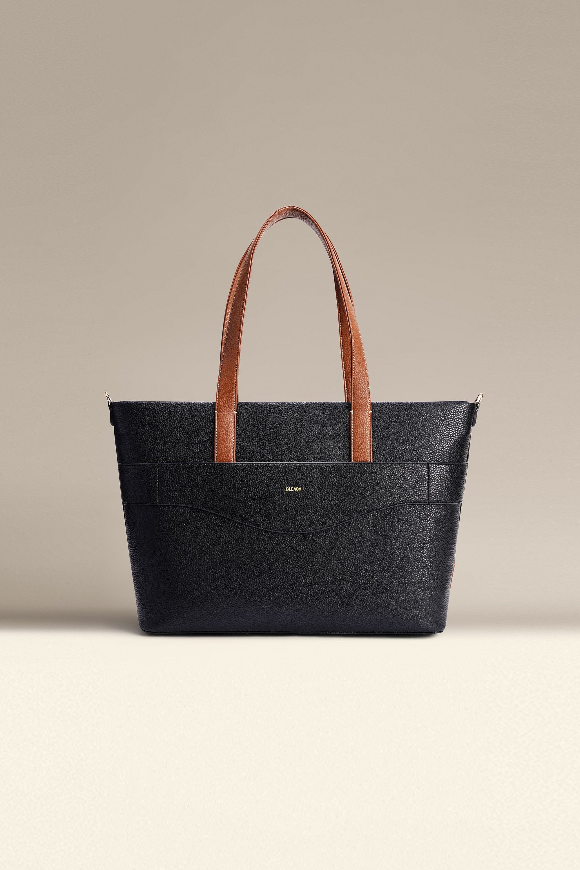 OLEADA NYC Work Tote Bag > Leather Work Tote For Women > Large Capacity Bag > 16 Inch Laptop Bag > Convertible To Shoulder Bag Anchor Tote