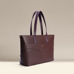 OLEADA NYC Work Tote Bag > Leather Work Tote For Women > Large Capacity Bag > 16 Inch Laptop Bag > Convertible To Shoulder Bag Anchor Tote