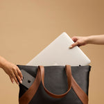 OLEADA NYC Work Tote Bag > Leather Work Tote For Women > Large Capacity Bag > 16 Inch Laptop Bag > Convertible To Shoulder Bag Anchor Tote
