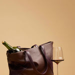 OLEADA NYC Work Tote Bag > Leather Work Tote For Women > Large Capacity Bag > 16 Inch Laptop Bag > Convertible To Shoulder Bag Anchor Tote