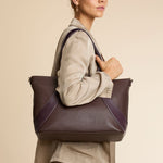 OLEADA NYC Work Tote Bag > Leather Work Tote For Women > Large Capacity Bag > 16 Inch Laptop Bag > Convertible To Shoulder Bag Anchor Tote