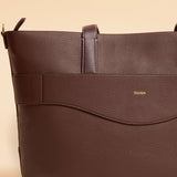 OLEADA NYC Work Tote Bag > Leather Work Tote For Women > Large Capacity Bag > 16 Inch Laptop Bag > Convertible To Shoulder Bag Anchor Tote