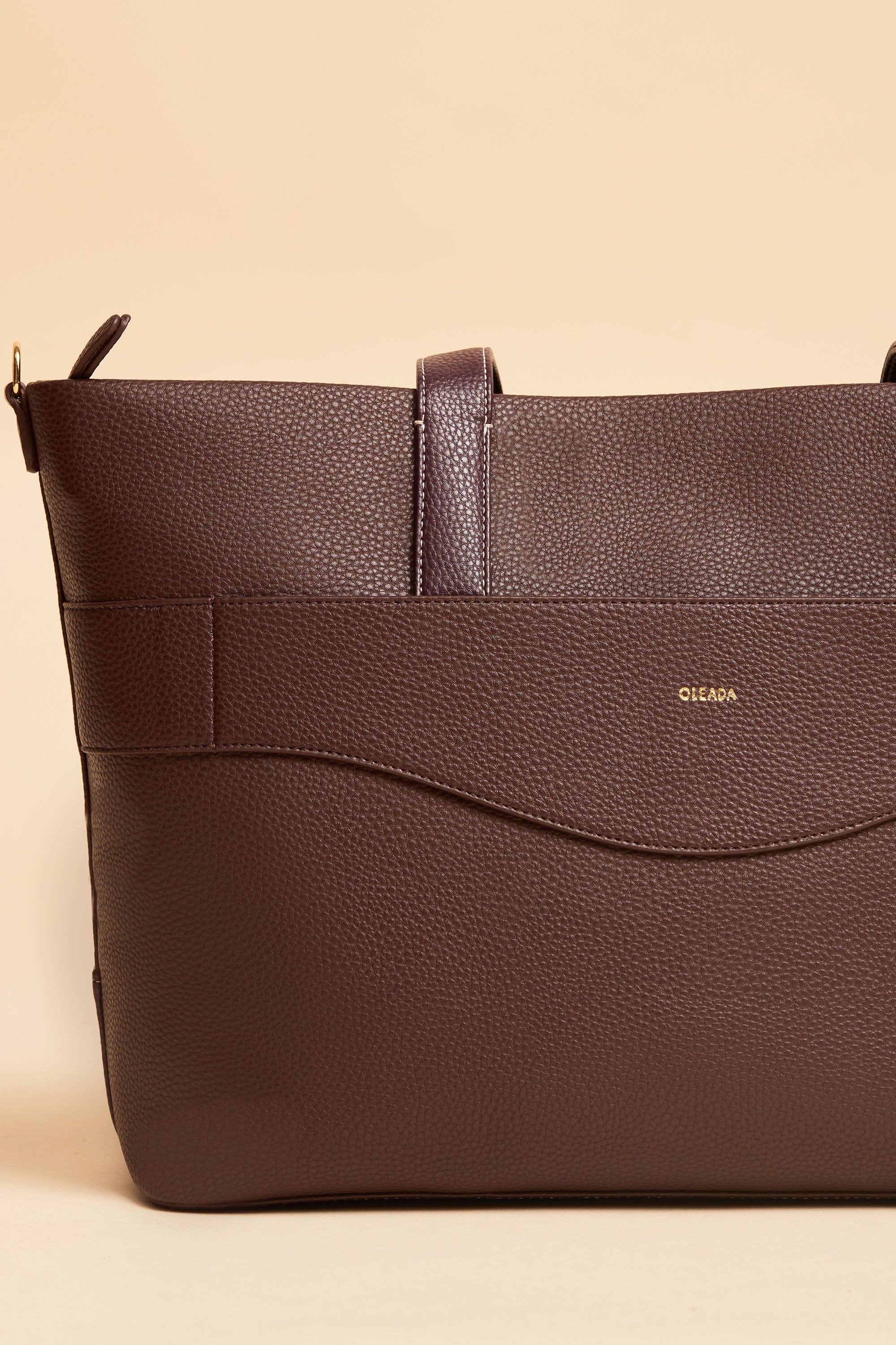 OLEADA NYC Work Tote Bag > Leather Work Tote For Women > Large Capacity Bag > 16 Inch Laptop Bag > Convertible To Shoulder Bag Anchor Tote