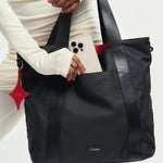 OLEADA NYC Work Tote Bag > Leather Work Tote For Women > Large Capacity Bag > 16 Inch Laptop Bag > Convertible To Shoulder Bag AnyWear Tech Tote