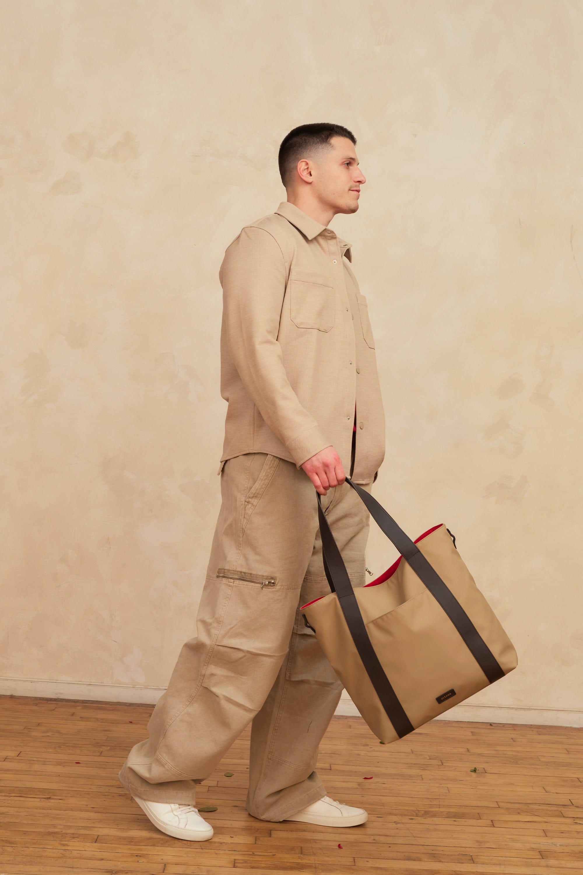 OLEADA NYC Work Tote Bag > Leather Work Tote For Women > Large Capacity Bag > 16 Inch Laptop Bag > Convertible To Shoulder Bag AnyWear Tech Tote