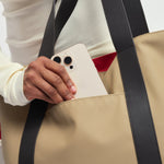 OLEADA NYC Work Tote Bag > Leather Work Tote For Women > Large Capacity Bag > 16 Inch Laptop Bag > Convertible To Shoulder Bag AnyWear Tech Tote