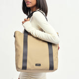 OLEADA NYC Work Tote Bag > Leather Work Tote For Women > Large Capacity Bag > 16 Inch Laptop Bag > Convertible To Shoulder Bag AnyWear Tech Tote