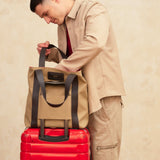 OLEADA NYC Work Tote Bag > Leather Work Tote For Women > Large Capacity Bag > 16 Inch Laptop Bag > Convertible To Shoulder Bag AnyWear Tech Tote