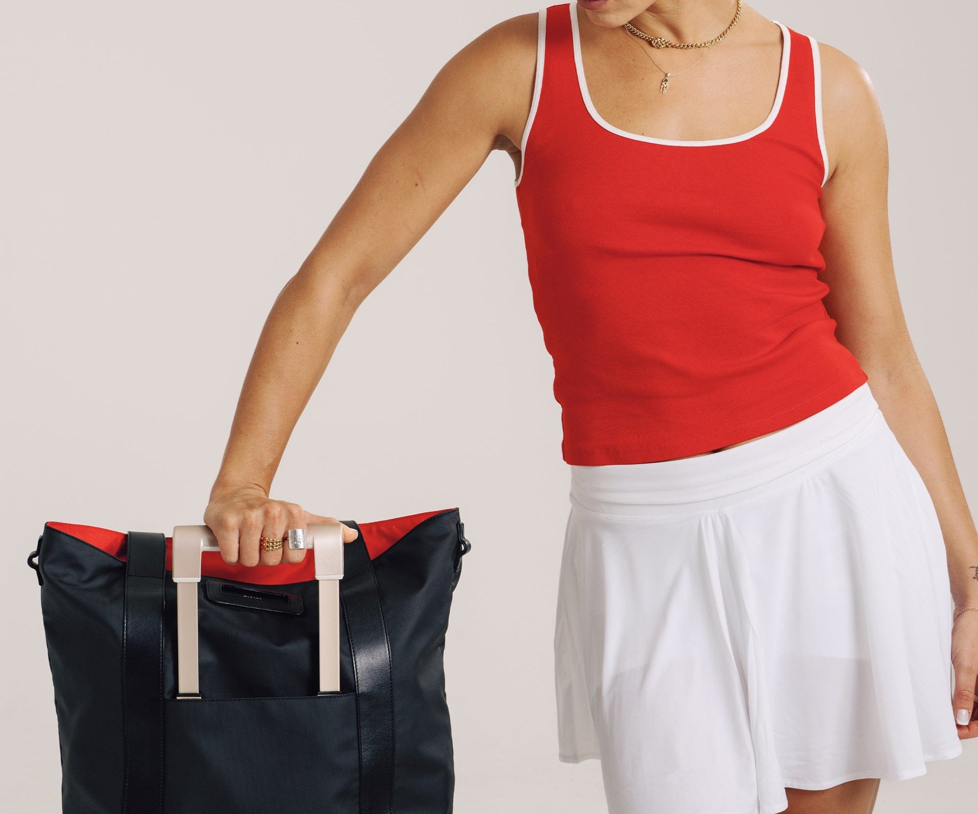 OLEADA NYC Work Tote Bag > Leather Work Tote For Women > Large Capacity Bag > 16 Inch Laptop Bag > Convertible To Shoulder Bag AnywWear Tech Tote