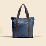 OLEADA NYC Work Tote Bag > Leather Work Tote For Women > Large Capacity Bag > 16 Inch Laptop Bag > Convertible To Shoulder Bag Color_Mykonos AnyWear Tech Tote