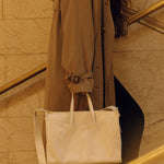 OLEADA NYC Work Tote Bag > Leather Work Tote For Women > Large Capacity Bag > 16 Inch Laptop Bag > Convertible To Shoulder Bag Reverie Tote