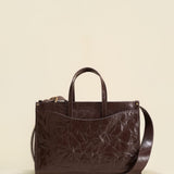 OLEADA NYC Work Tote Bag > Leather Work Tote For Women > Large Capacity Bag > 16 Inch Laptop Bag > Convertible To Shoulder Bag Reverie Tote
