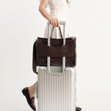 OLEADA NYC Work Tote Bag > Leather Work Tote For Women > Large Capacity Bag > 16 Inch Laptop Bag > Convertible To Shoulder Bag Reverie Tote