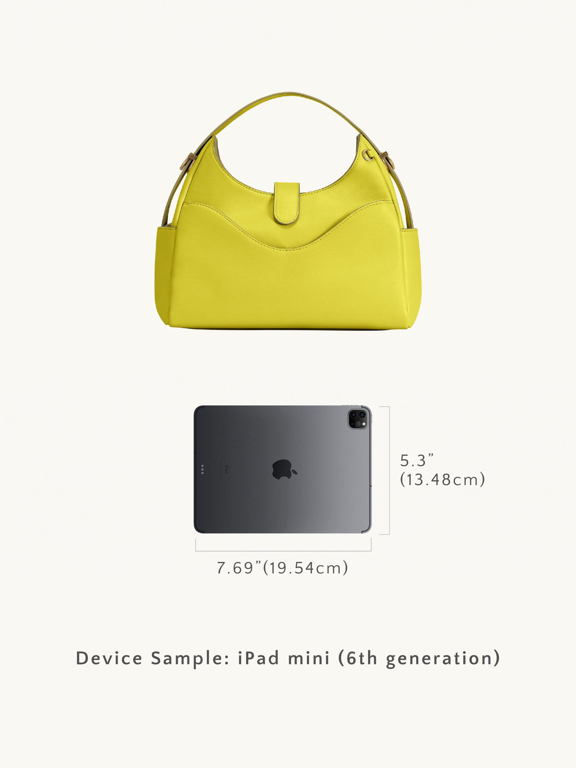 Oleada | Mini Reverie Hobo Lime | Small Hobo Bag